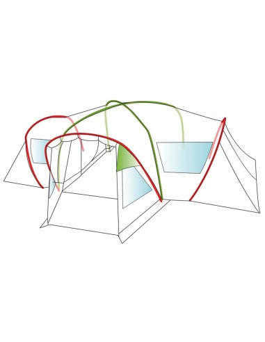 Bertoni Vis a Vis 6 VIP Tenda a Igloo