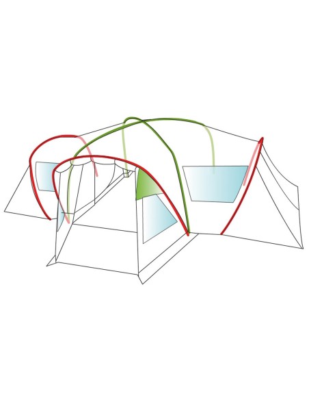 Bertoni Vis a Vis 6 VIP Tenda a Igloo