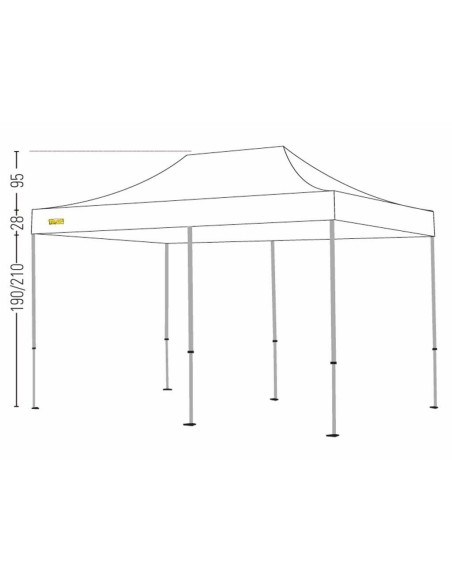 Bertoni Pro 3x6 Gazebo Pieghevole Automatico