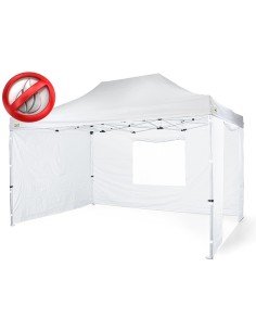 Tetto Bianco per Gazebo Bertoni Piramide 2x3 Ignifugo M2 con Cuciture Termonastrate