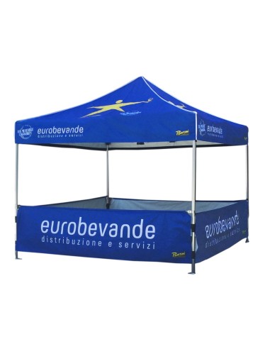 Personalizzazione Gazebo FULL PRINT ½ parete laterale 3 mt.