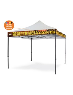 Personalizzazione Gazebo FULL PRINT Kit n° 4 mantovane 4x4 mt.