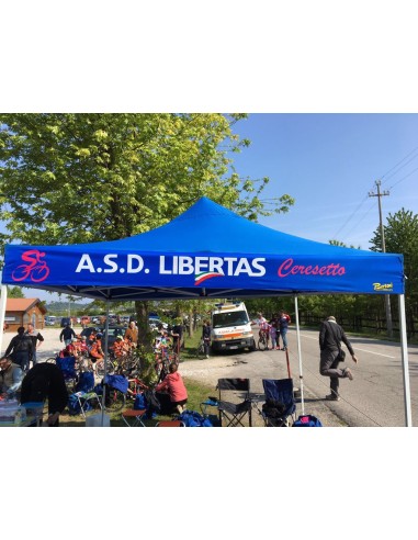 Personalizzazione Gazebo FULL PRINT Kit n° 4 mantovane 3x3 mt.