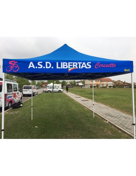 Personalizzazione Gazebo FULL PRINT Kit n° 4 mantovane 3x3 mt.