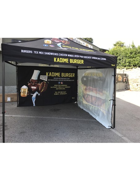 Personalizzazione Gazebo FULL PRINT - parete laterale 3 metri