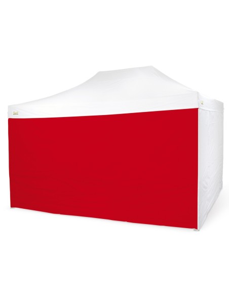 Laterale Rosso per Gazebo Bertoni 4,5 mt. serie Piramide