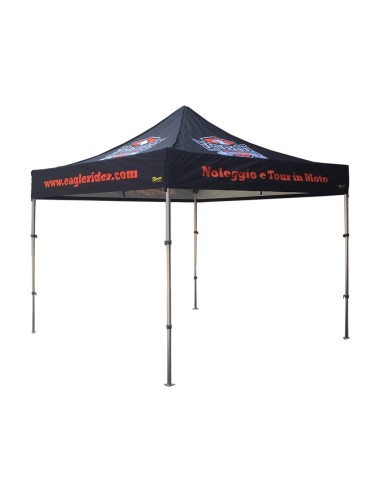 Personalizzazione Gazebo FULL PRINT Tetto 4x4 mt. con Cuciture Termonastrate