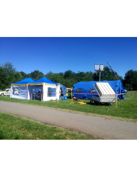 Personalizzazione Gazebo FULL PRINT Kit n° 4 mantovane 3x3 mt.
