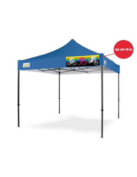 Personalizzazione Gazebo LOGO Colori cm. 90