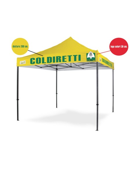 Personalizzazione Gazebo DICITURA 200 cm.