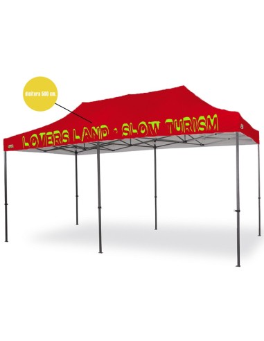 Personalizzazione Gazebo DICITURA 500 cm.