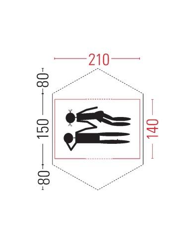 Bertoni Avventura 2 - ALU Tenda a Igloo