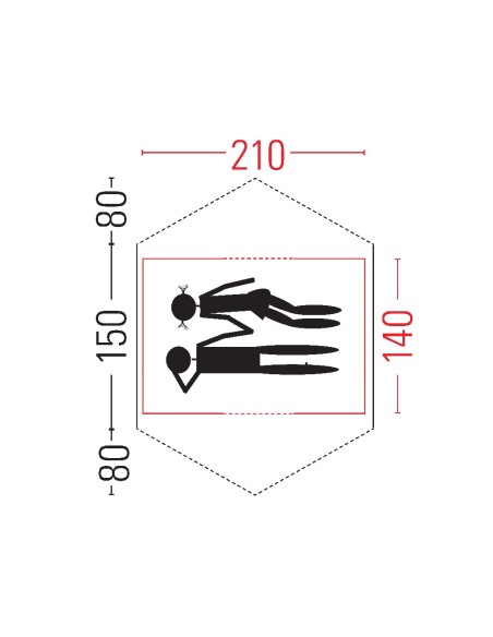 Bertoni Avventura 2 - ALU Tenda a Igloo