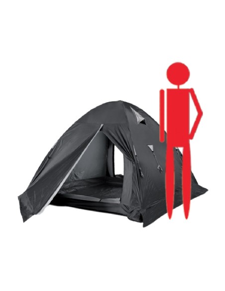 Bertoni Nordkapp 3 Grey ALU Tenda a Igloo