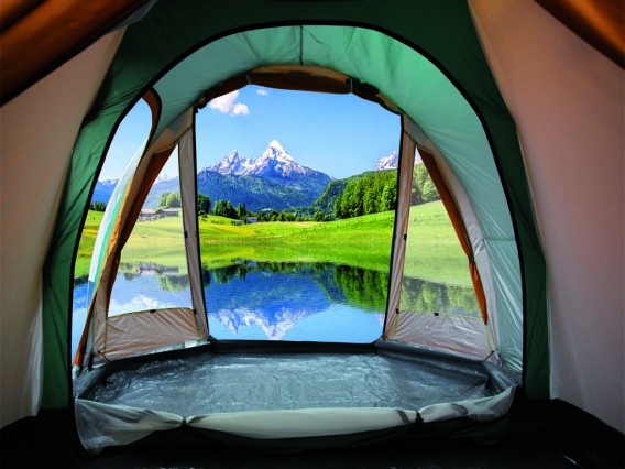 tenda da campeggio per 4 persone - interno