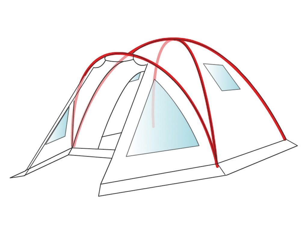 come si montano pali tenda